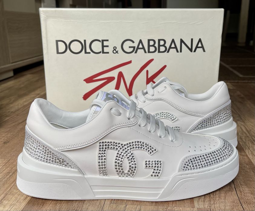 Nowe trampki Dolce & Gabbana, ze skóry