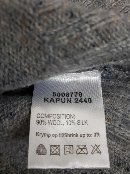 Kardigan wełna jedwab szary z kieszeniami wełniany basic minimalizm