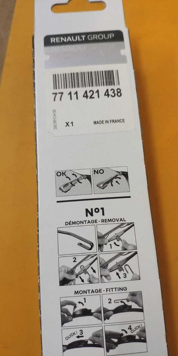 Щітки склоочисника Renault оригінал