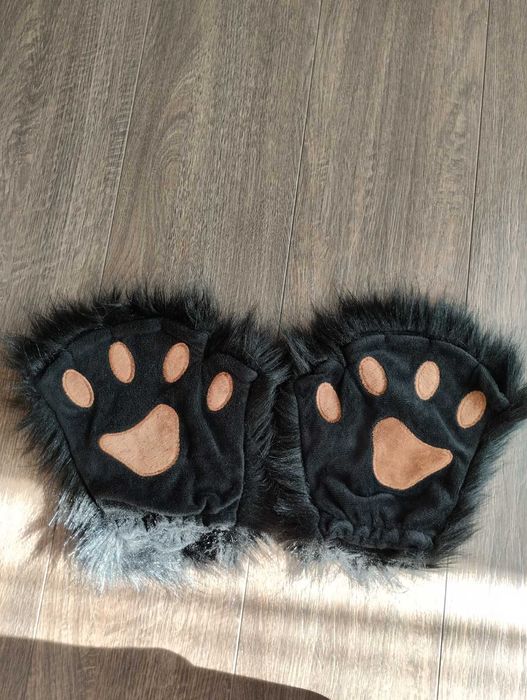 Перчатки лапки котячі, для квадробіки