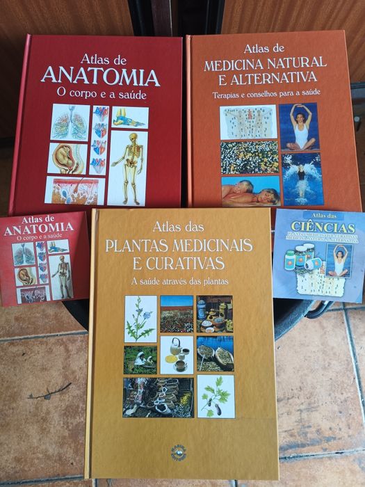 Livros Atlas e cd's