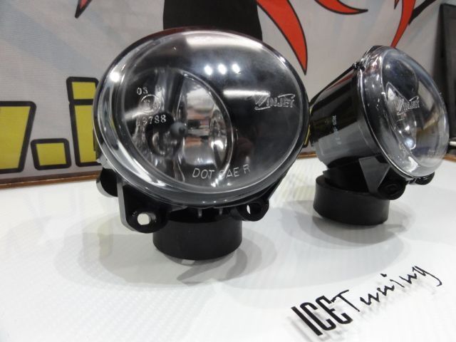 Farois de nevoeiro com luz branca 5000k para BMW F10, F11, F22, F23, E92, E93, F07 em cristal ou em fundo escurecido (smoke)