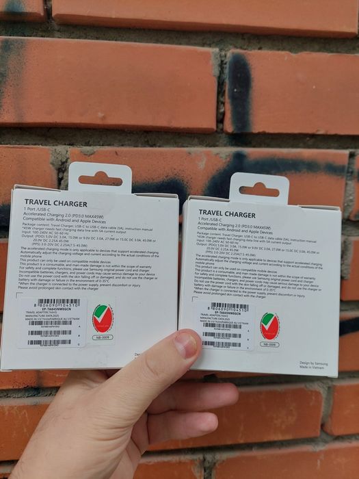 Зарядний пристрій для Samsung 45W Super Fast Charge