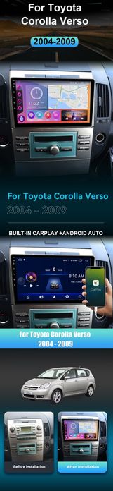 Radio nawigacja TOYOTA COROLLA VERSO Nawi Gps
