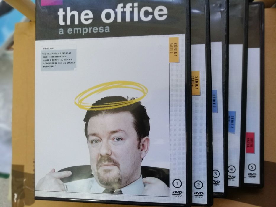 A empresa The Office (serie) Ricky Gervais (1 e 2 temporada completo)