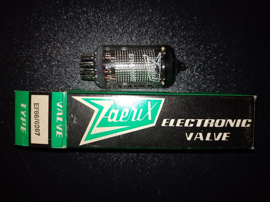 Válvulas 5881, 6CA7, 6550, EL81, EF86, ECC82, ECC40