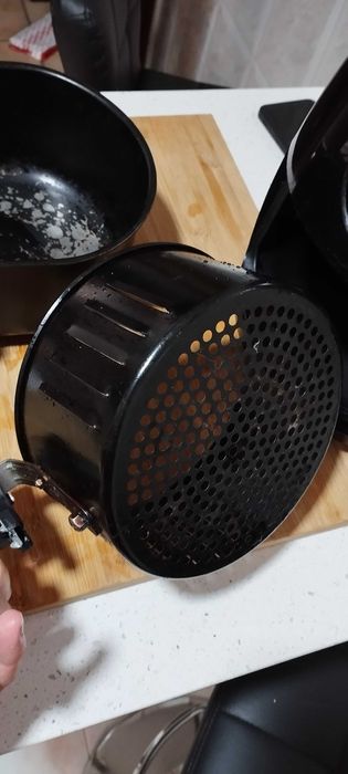 Vpcok Fritadeira de ar de 3,5 l com ecrã tátil LED