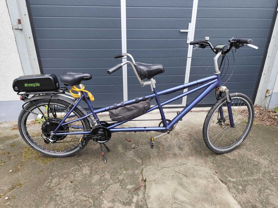 Tandem elektryczny 2000 W – solidna konstrukcja terenowa. Nowa bateria 20 Ah