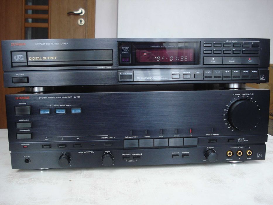 Підсилювач "Luxman" LV-113, cd-прогр. D-113D, тюнер T-2