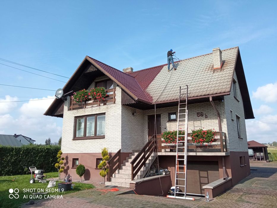 Malowanie dachów 10 lat gwarancji