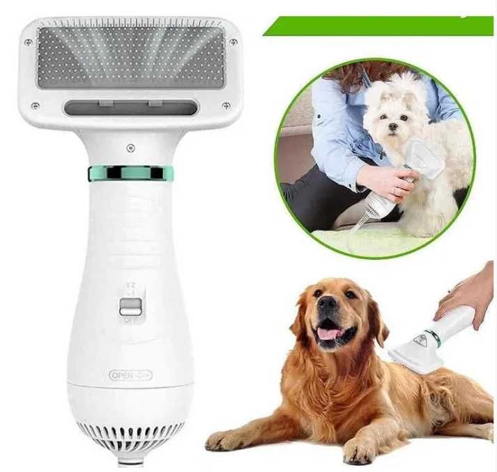 Расчёска для животных. Фен-расчёска для шерсти Pet Grooming Dryer WN-10