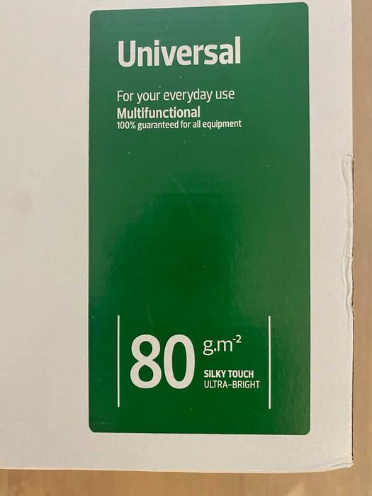 Caixa de 5 Resmas Papel A4 80gr Navigator