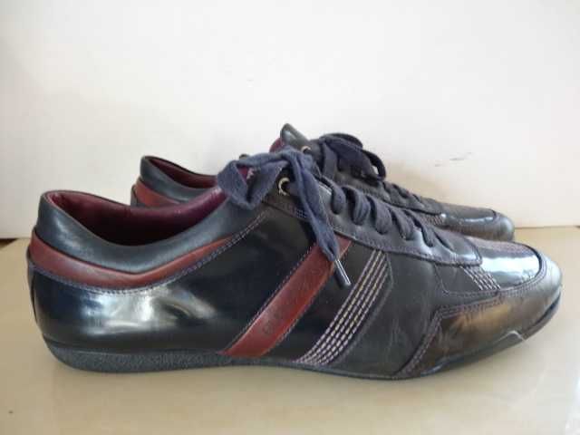 Buty HUGO BOSS roz 45/46 Skóra Sneakersy Półbuty Pantofle