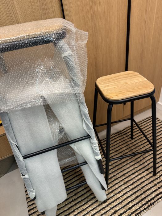 Hokery / krzesła barowe loft 4 szt. – nowe
