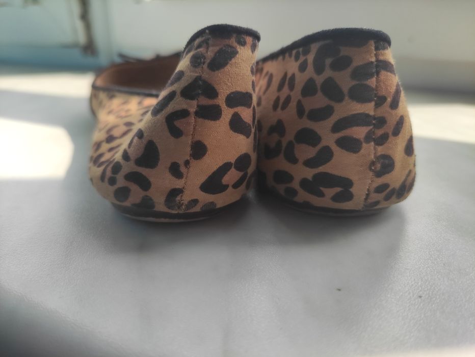 Baleriny Zara panterka jak nowe rozmiar 38