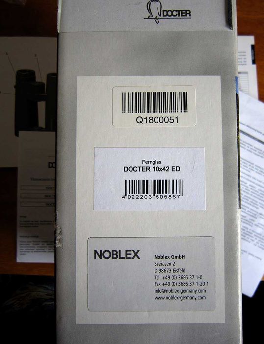 Lornetka Docter 10x42 ED (SUPER STAN)
