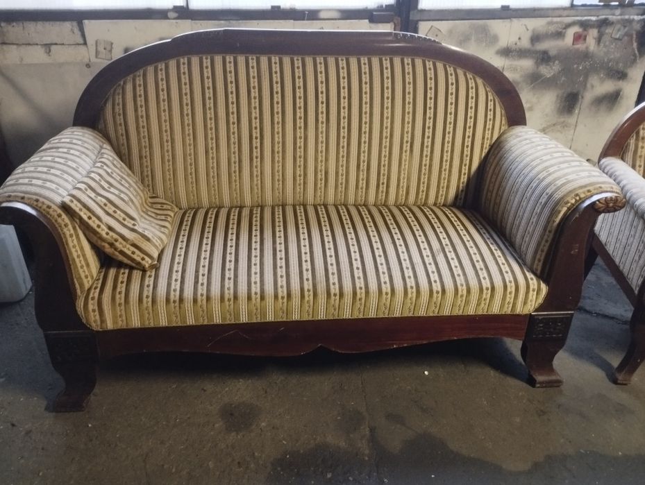 Sofa i fotel Biedermeier