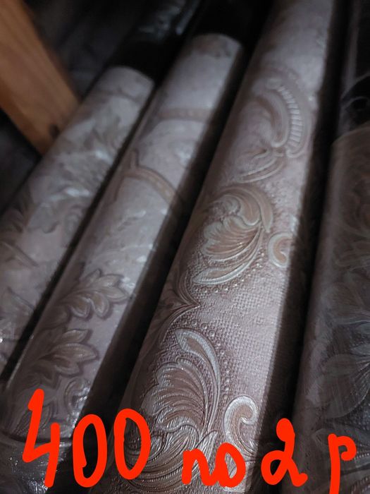 Прозпродажа шпалер вініл на флізелінові основі (миючі) всі рулони 1 м.