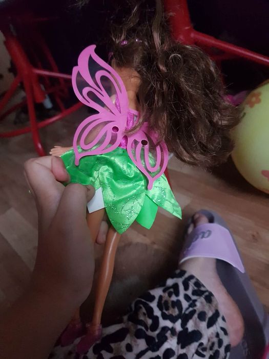 Lalka Wróżka ze skrzydełkami (Barbie Chelsea / Evi) – stan bdb