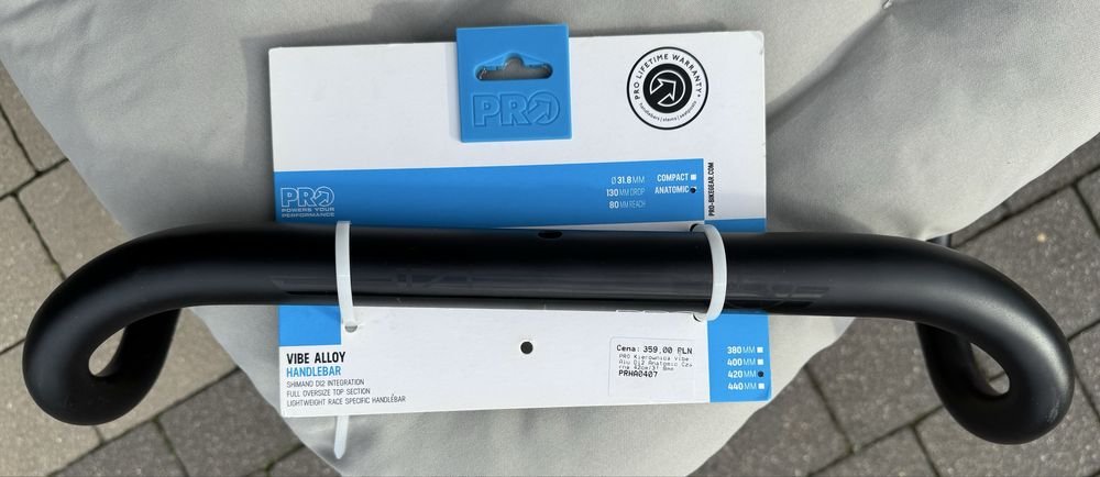 Kierownica szosowa aluminium PRO VIBE ALLOY