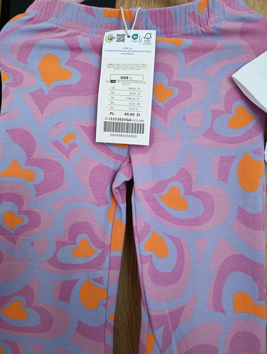 Komplet Coccodrillo 98 cm nowy