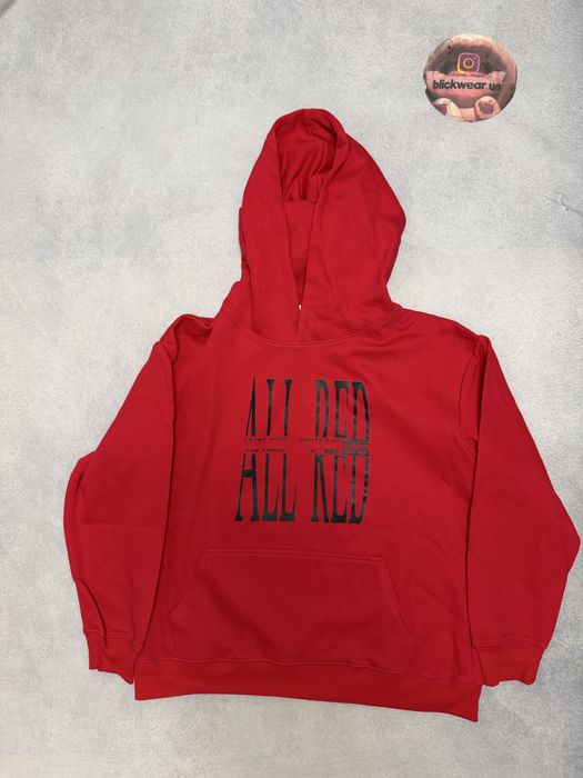 худи Playboi Carti Pbc All red maison margiela raf simons balenciaga