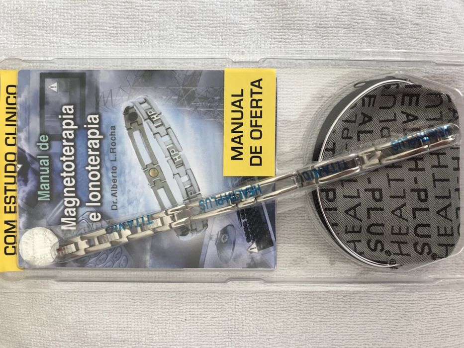 Pulseira Magnética Titanio Magnetoterapia