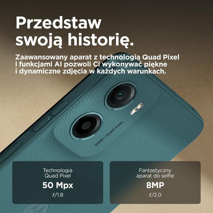 Motorola G05 4/128,nowa,gotówka+paragon,bez ryzyka blokad+szybaNaEkran