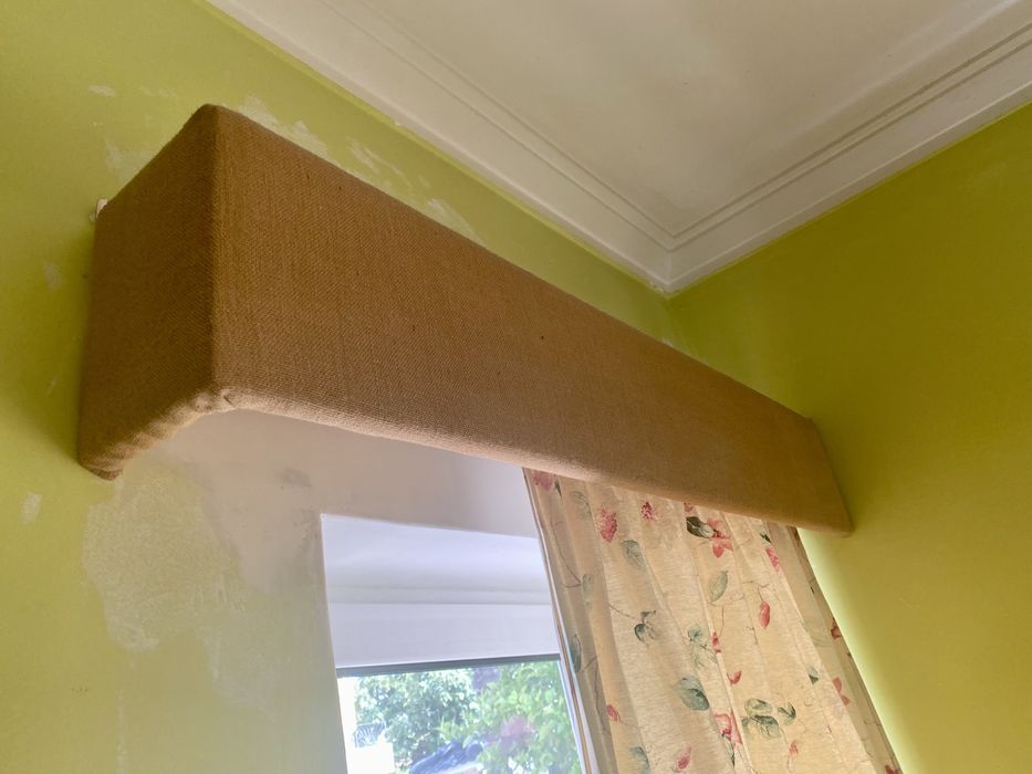 Sanefas forradas a tecido