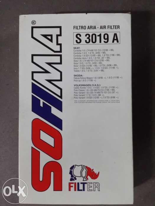 Filtro ar Seat Skoda e Volkswagen novo