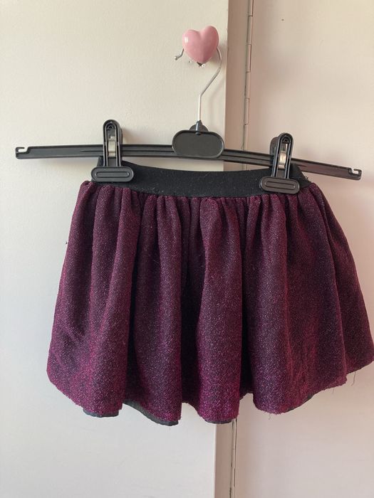 Spódnica brokatowa na gumce rozmiar 98