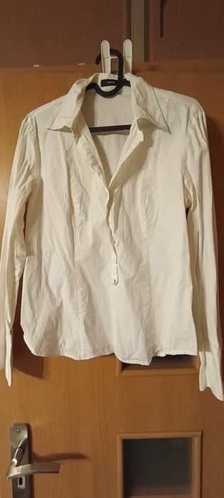 Elegancka koszula z długim rękawem L