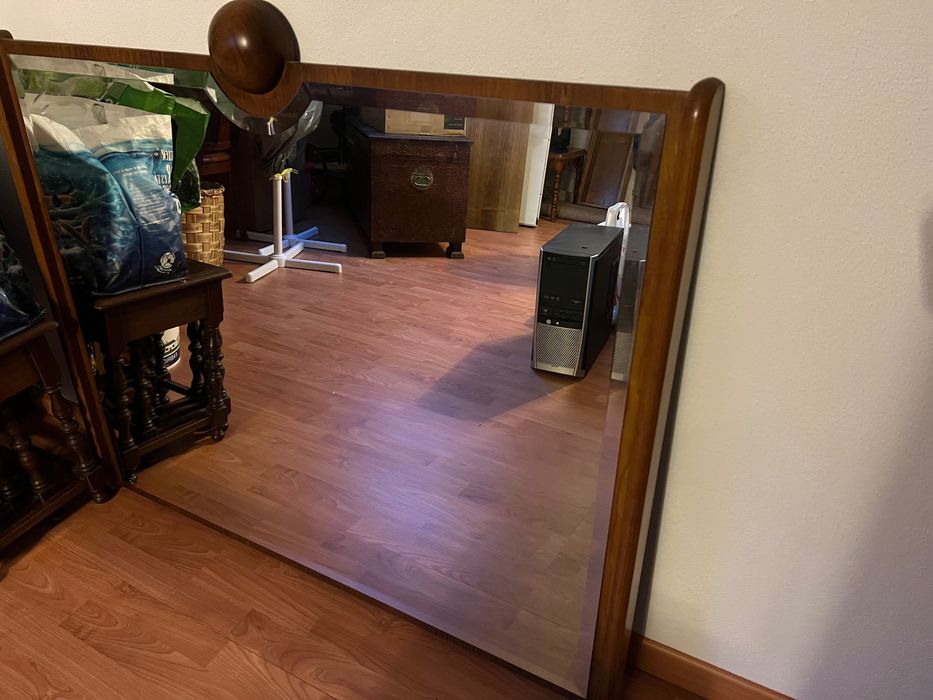 Conjunto sapateira com espelho