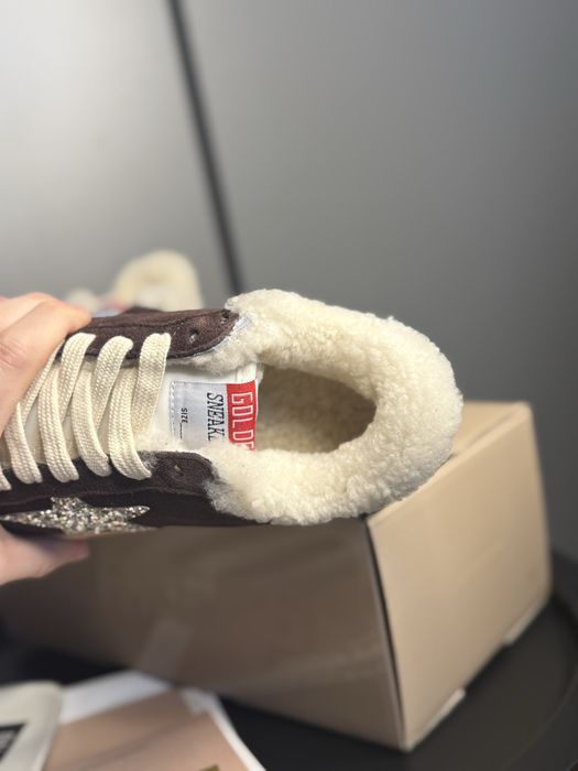 Голден гус кеды женские golden goose кроссвоки с мехом зимние теплые