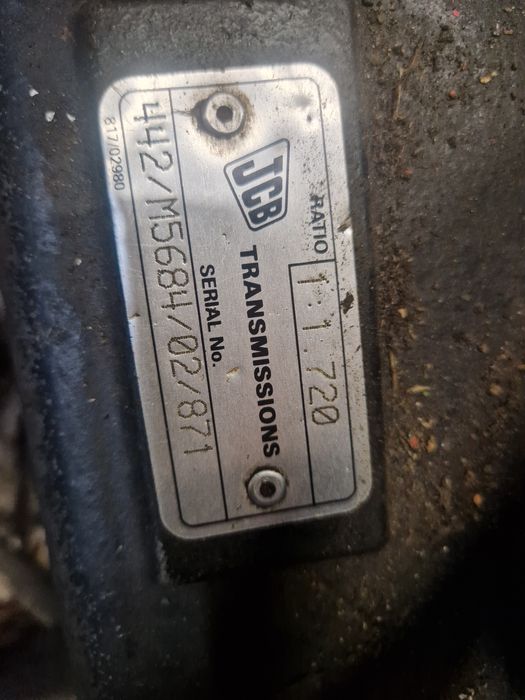 Skrzynia biegów Jcb 536 541 AS Ratio 1:1.720 kosz tryb obudowa Czesci