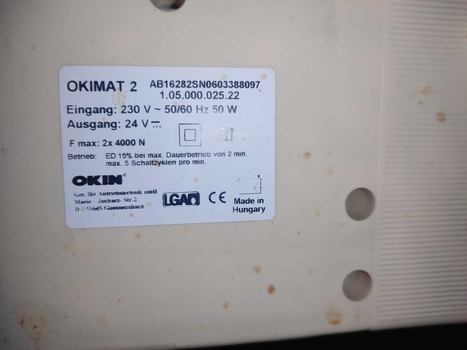 Cama articulada elétrica okimat2