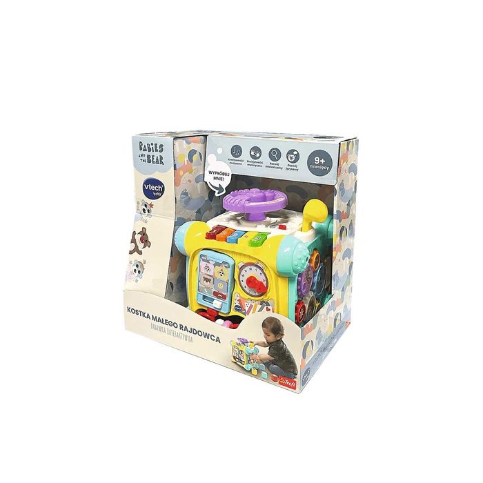 Vtech Kostka Małego Rajdowca Bobaski i Miś Zabawka Interaktywna *NOWE*
