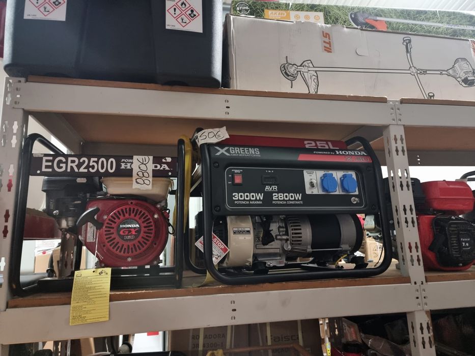 Geradores a gasolina e diesel