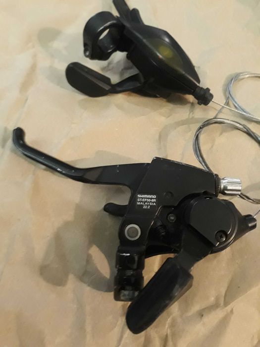 Shimano моноблок ST-EF50-8 манетка 3x8