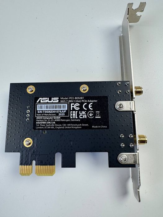 Adapter Wi-Fi ASUS PCE-BE92BT (90IG08U0-MO0B00)