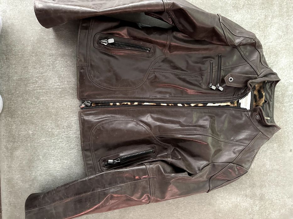 Kurtka skórzana biker Laundry by Shelli Segal M/L