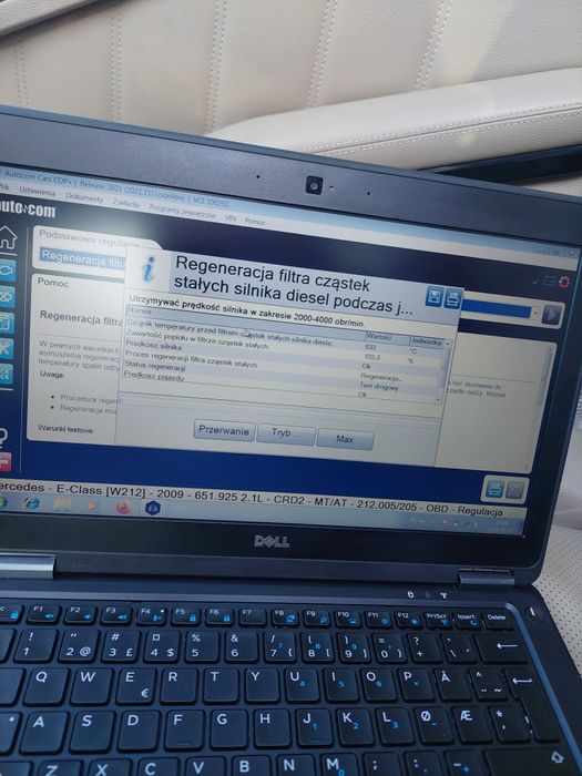 Laptop Dell latitude tester diagnostyczny