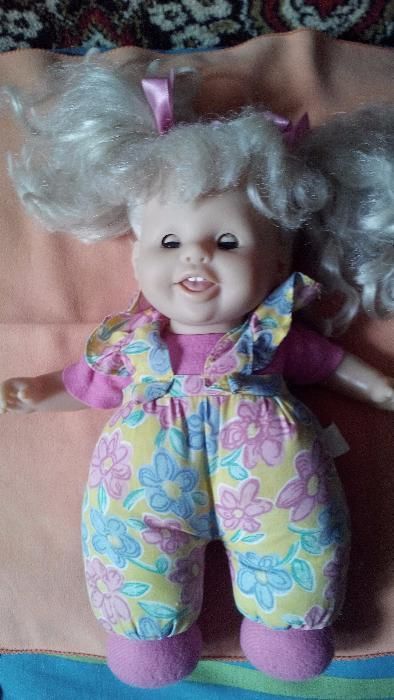 мягкая кукла Max Zapf, зубастенькая с хвостиками, 30 см