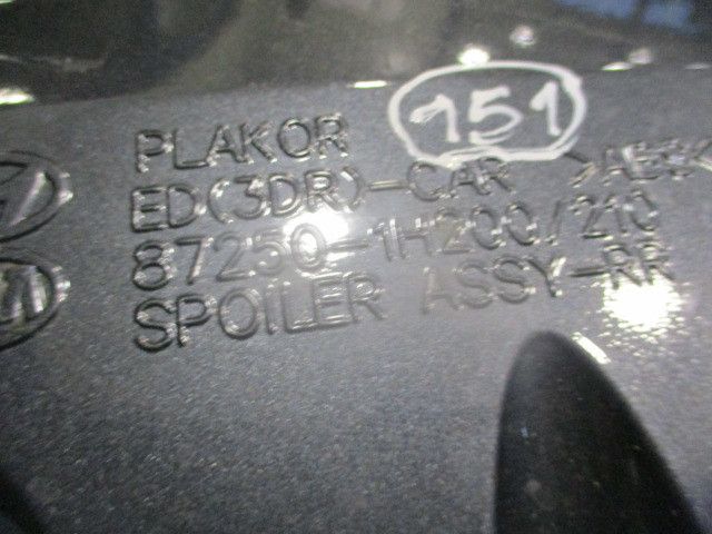 Spoiler / aileron da tampa da mala KIA Pro Ceed (ED)