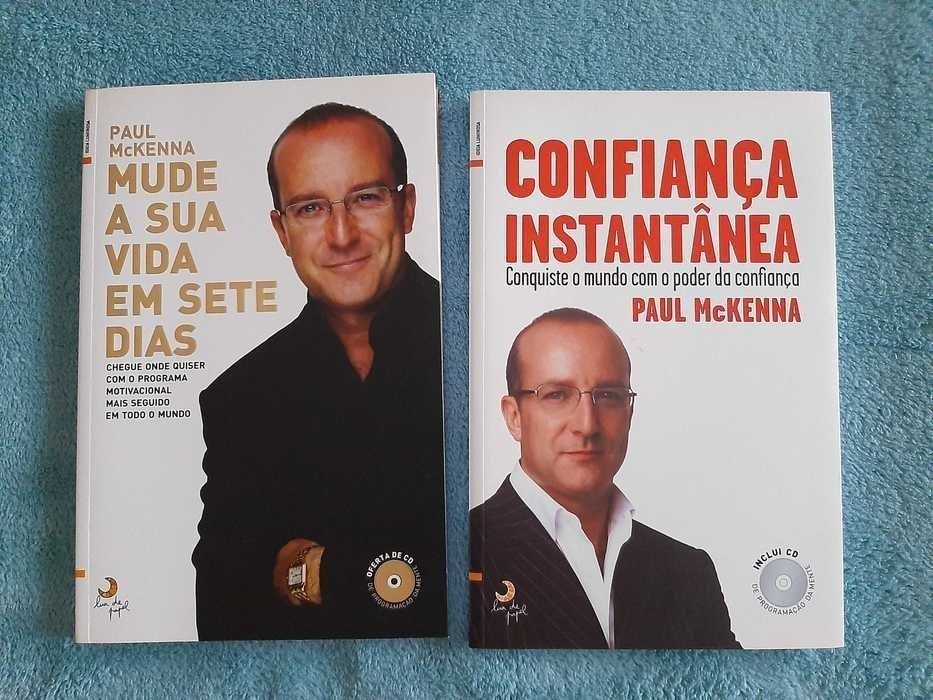 Livros Paul McKenna com CD