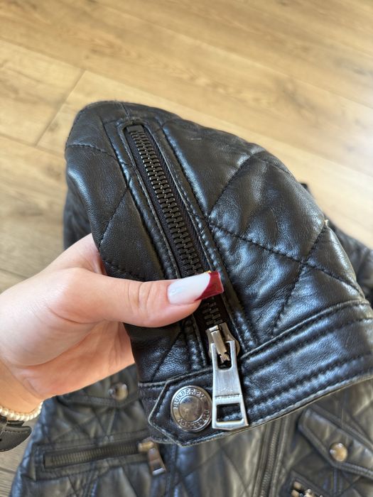 kurtka skórzana Burberry
