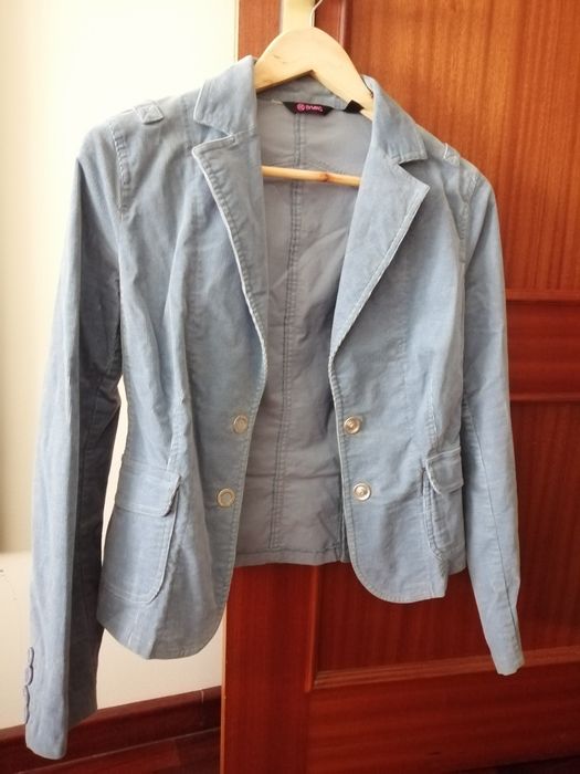 Blazer bombazina Mango