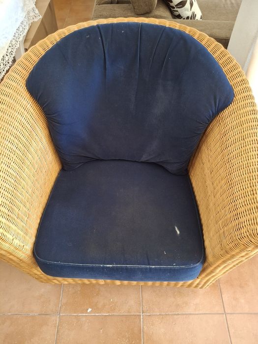 Poltrona de vime