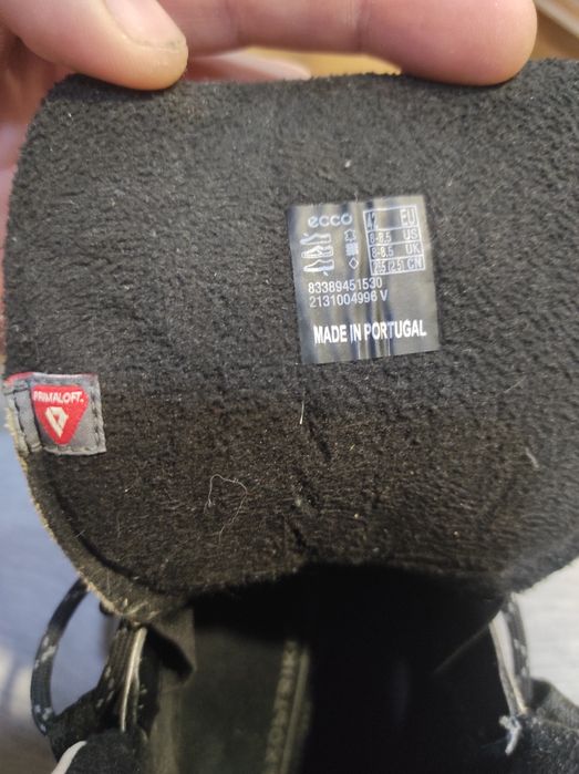 Ботинки ecco кросівки зимні на флісі водонипроникні 42 оригінал