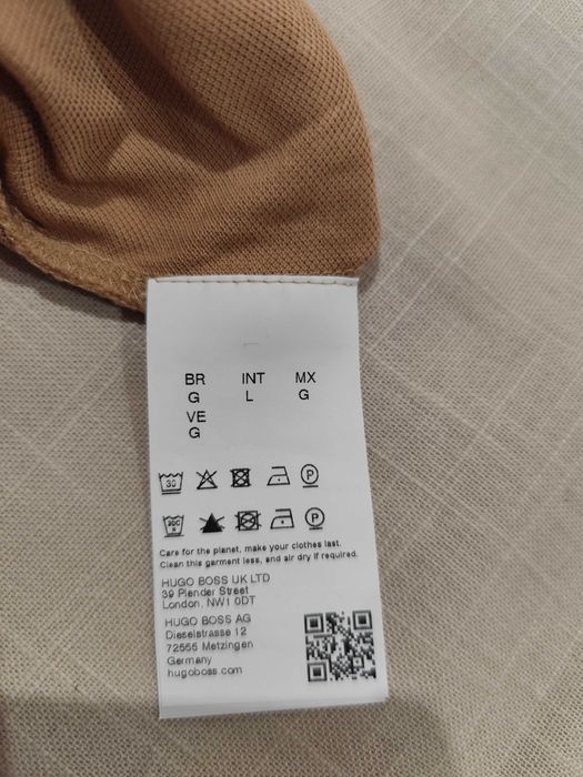 Polo bege Boss L